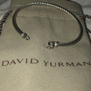 David Yurman Fleur de Lis clasp bracelet